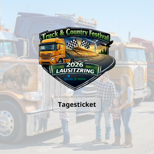 Tagesticket für das Truck und Country Festival auf dem DEKRA Lausitzring