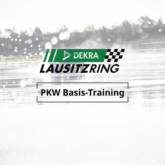 Gutschein für das PKW Basis-Training am DEKRA Lausitzring, ideales Geschenk für sicheres Fahren und bessere Fahrzeugkontrolle 