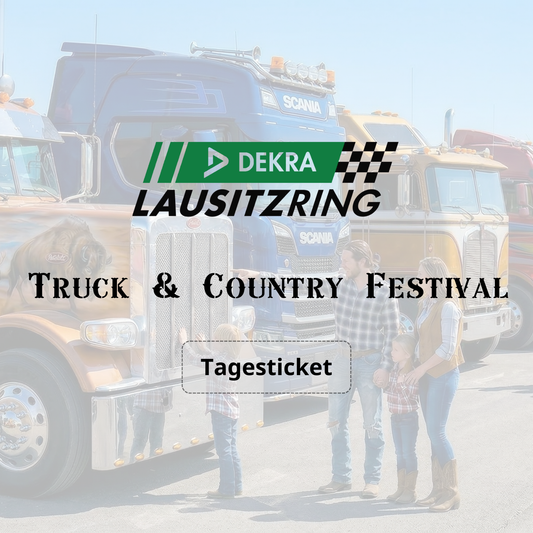 Tagesticket für das Truck und Country Festivals auf dem DEKRA Lausitzring