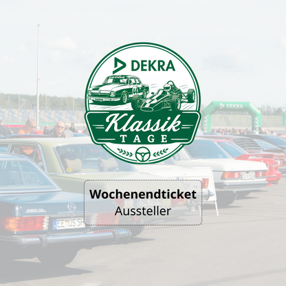 Aussteller-Wochenendticket für die DEKRA Klassik Tage auf dem DEKRA Lausitzring
