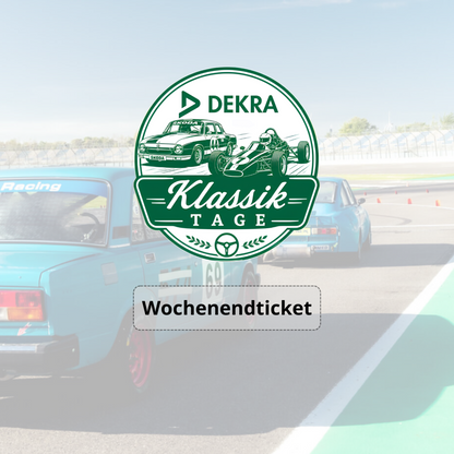 Wochenendticket für die DEKRA Klassik Tage auf dem DEKRA Lausitzring